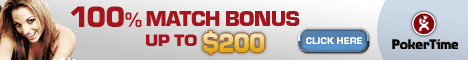 100% Up to $500 Match Bonus Pokertime Ptp_en_468_60_1_$10free